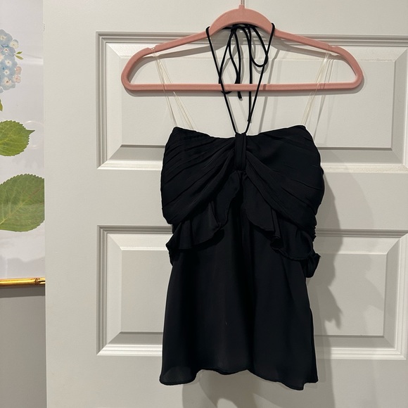 DO+BE Ruffle Halter Top NWT! - Picture 1 of 1